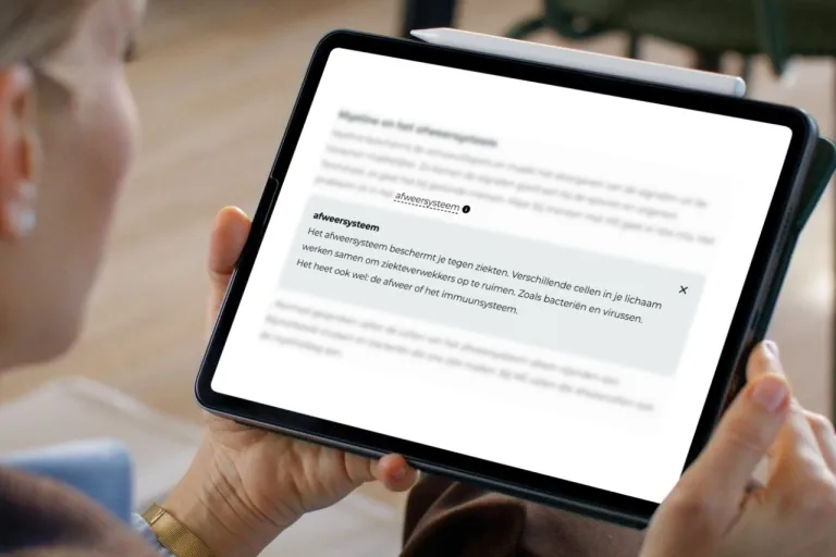 Nieuw: woordenboekfunctie in artikelen op MS.nl